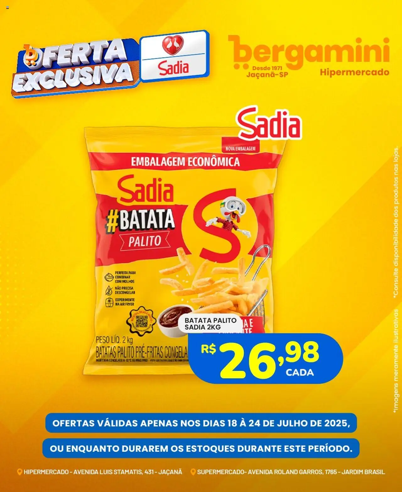 Supermercado Bergamini - Ofertas BRF - página 4- válido a partir de 18/07/2025
