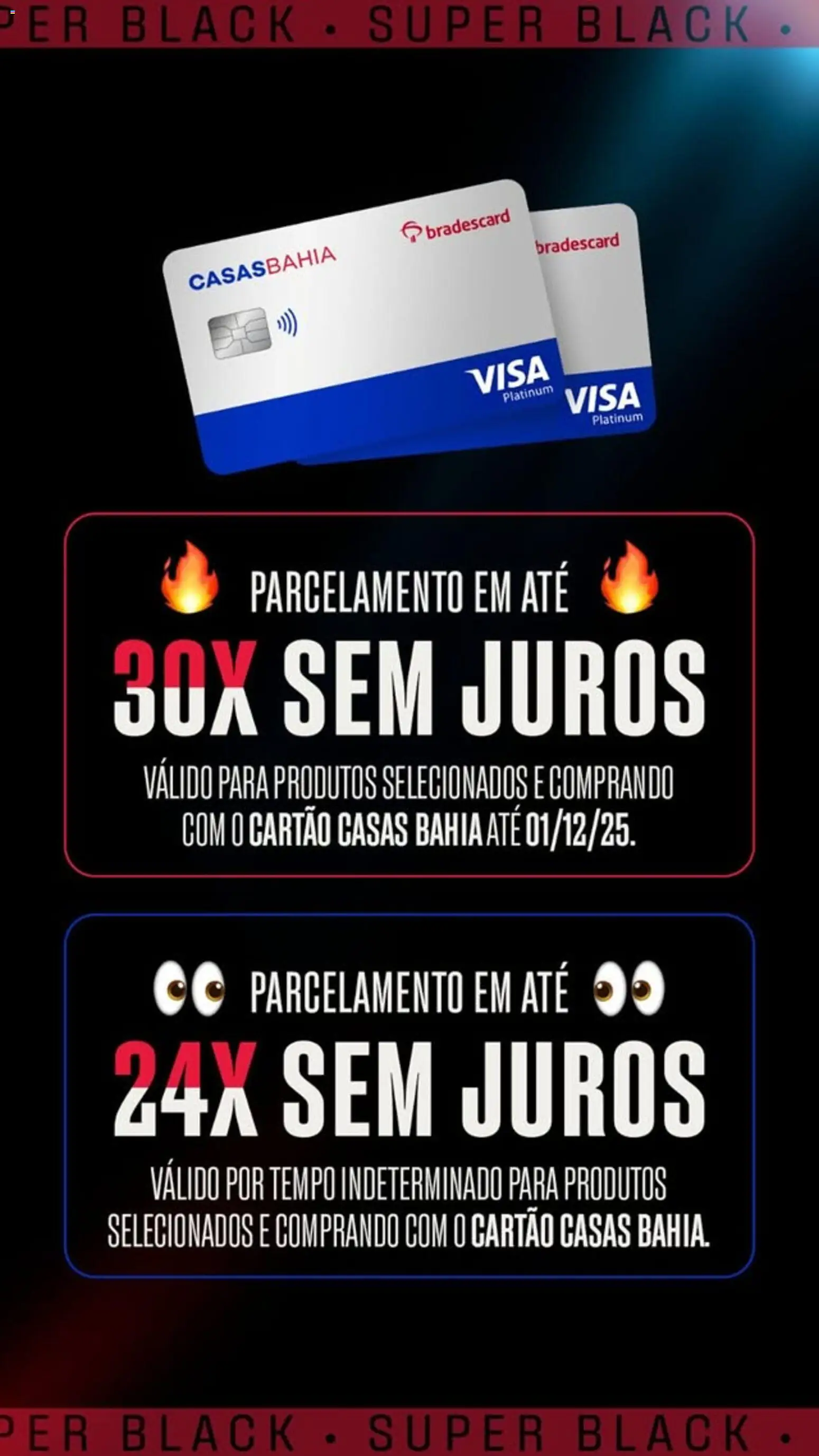 Casas Bahia Black Friday - página 1- válido a partir de 02/12/2025
