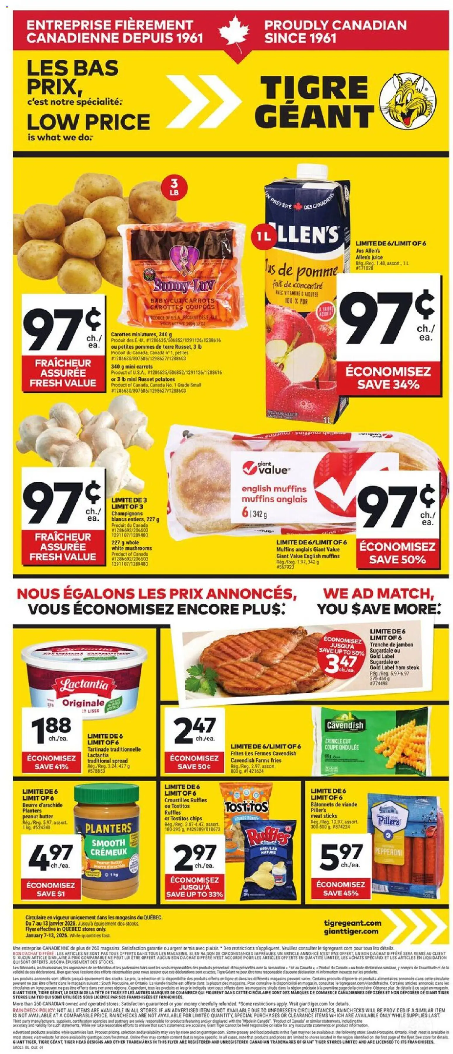 Giant Tiger Weekly Flyer - page 1- valid from Jan 7, 2026