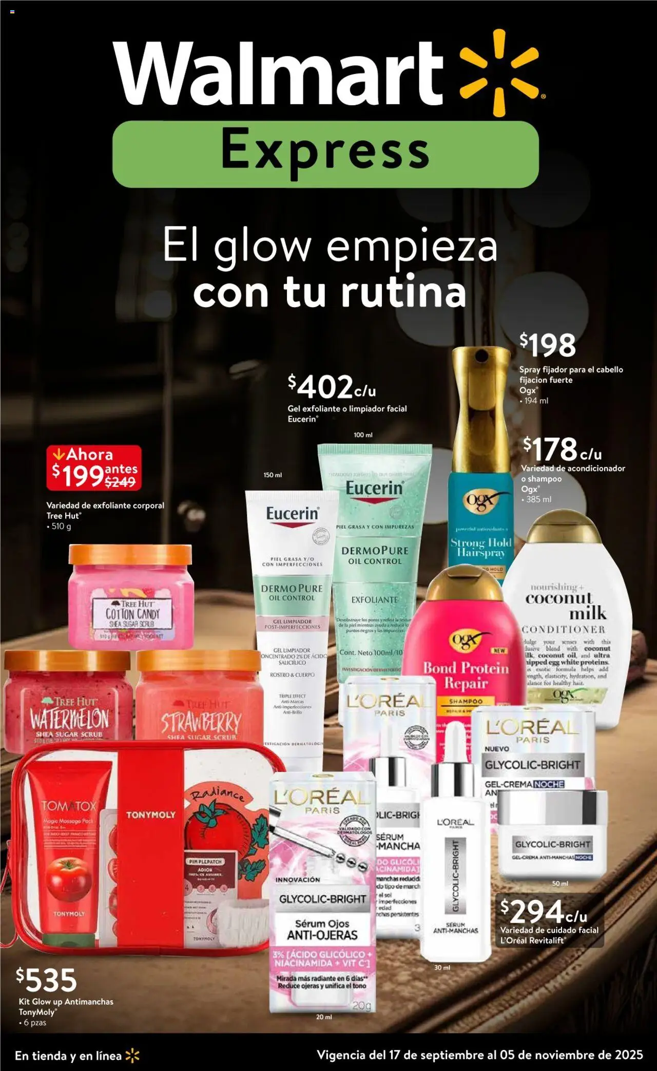 Walmart Express - Folleto - Dale a tu piel el glow - página 1- válido desde 17/09/2025