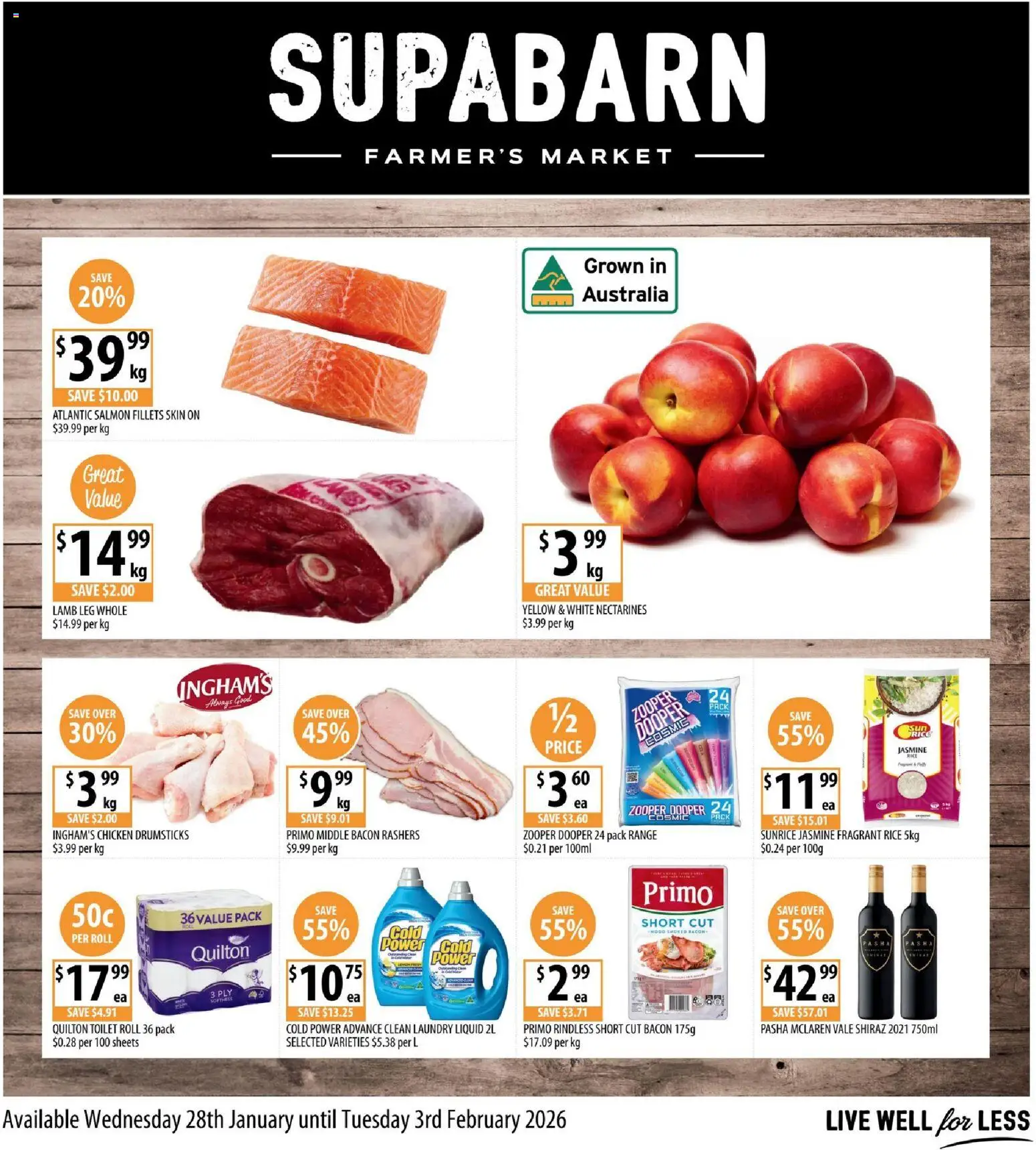 Supabarn  Catalogue  - page 1- valid from 28/01/2026
