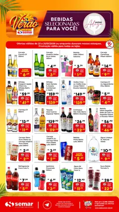 Pré-visualização Semar Supermercado - Ofertas Adega válida a partir de 23/01/2026