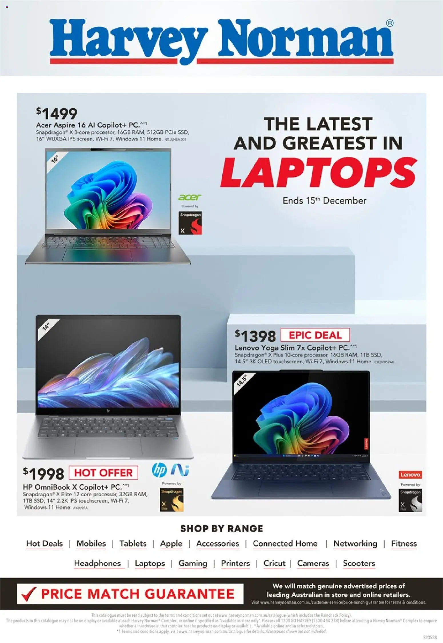 Harvey Norman  Catalogue  - page 1- valid from 05/12/2025