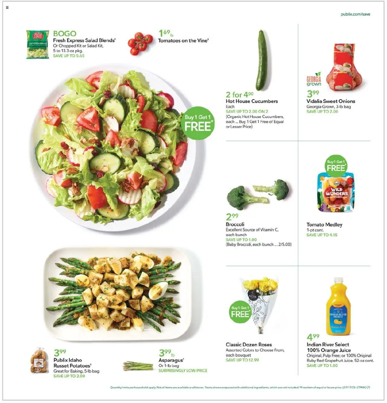 Publix Weekly Ad - page 7- valid from 07/16/2025