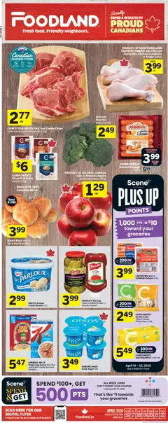 Preview Foodland weekly flyer / circulaire valid from Apr 16, 2026