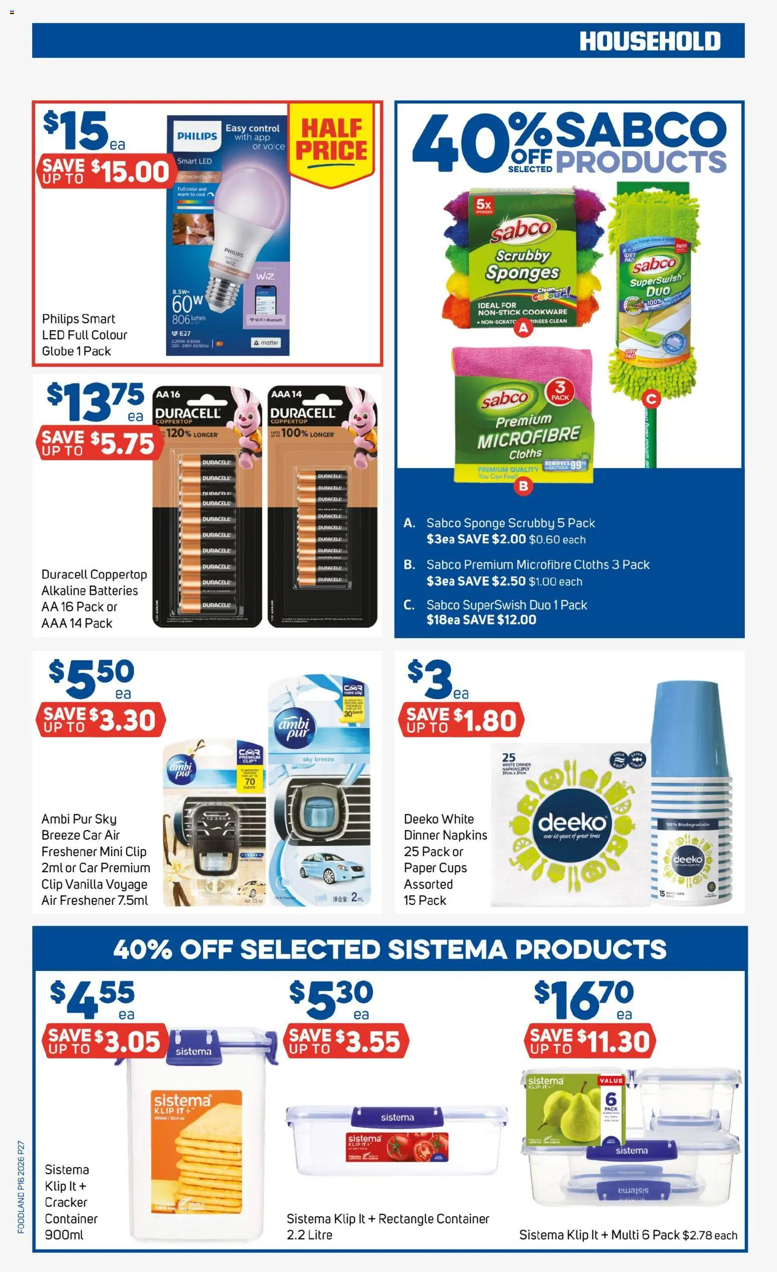 Foodland catalogue  - page 27- valid from 15/04/2026