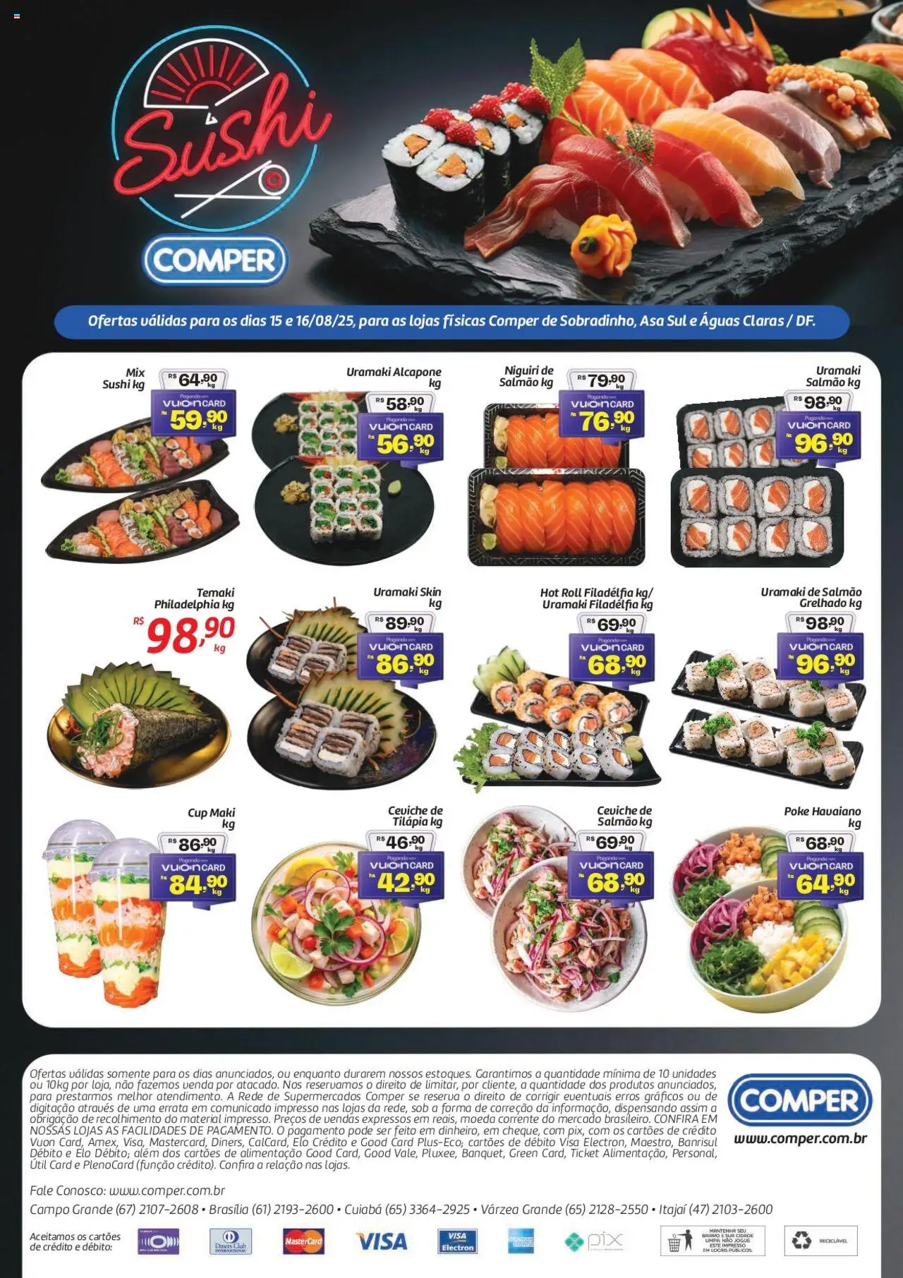 Comper - Ofertas Sushi - página 1- válido a partir de 15/08/2025
