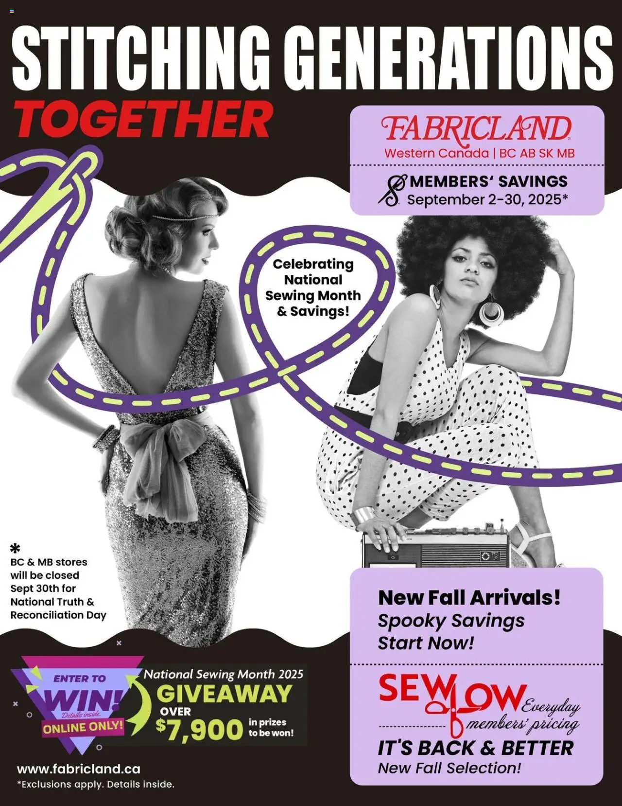 Fabricland flyer / circulaire - page 1- valid from Sep 2, 2025