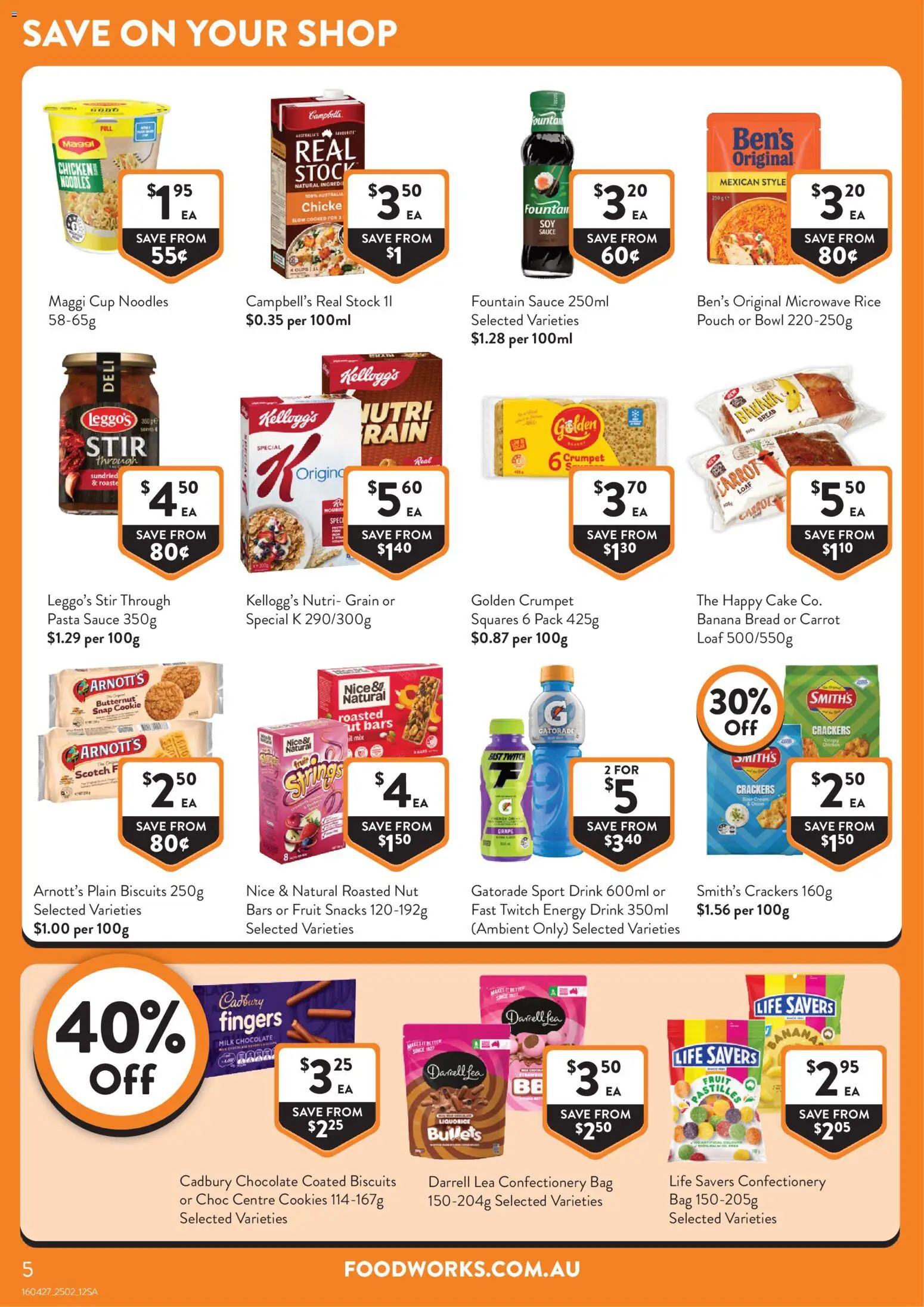 Foodworks Catalogue SA - page 5- valid from 25/02/2026