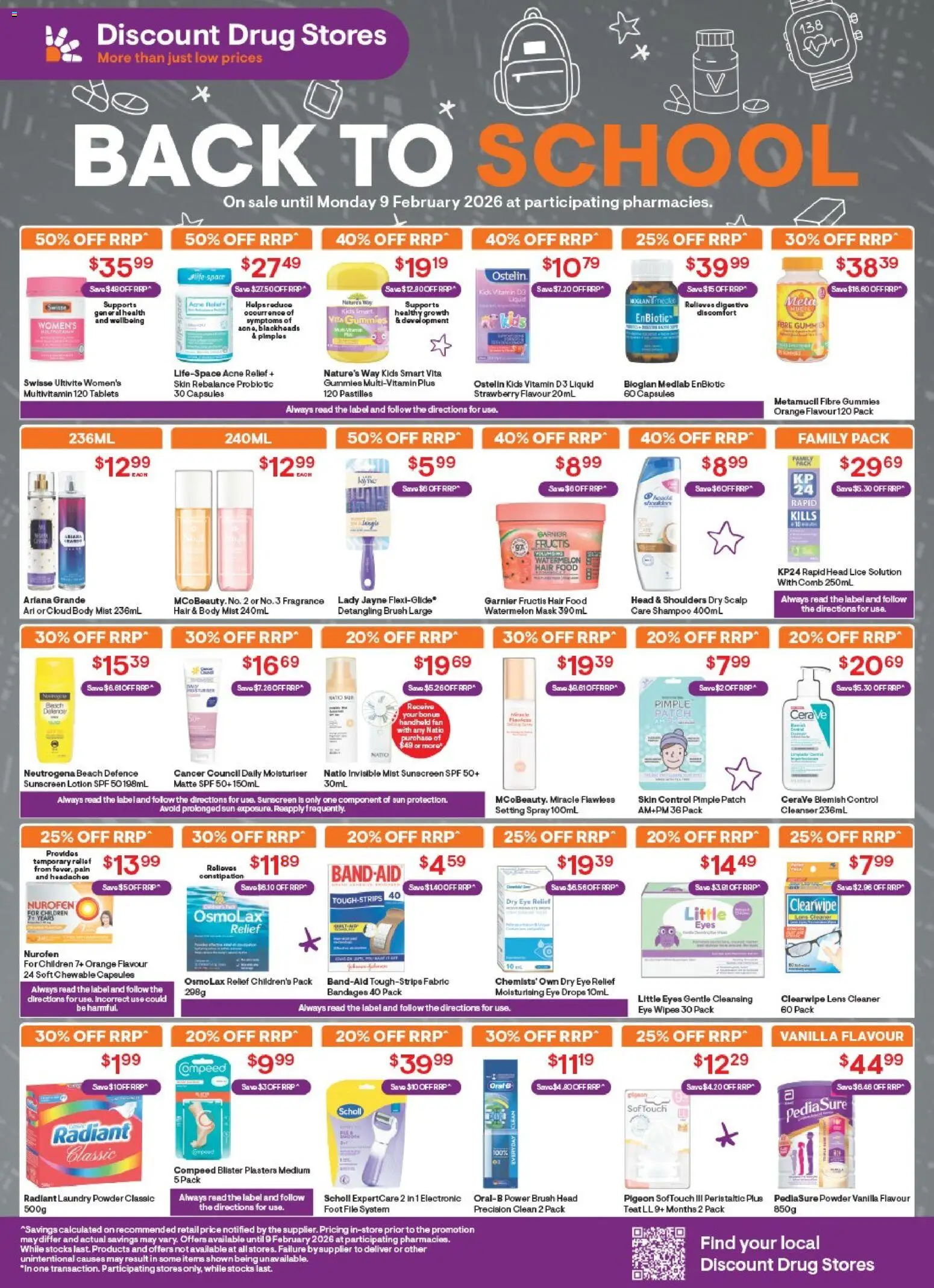Discount Drug Stores - Back to School - page 1- valid from 23/01/2026