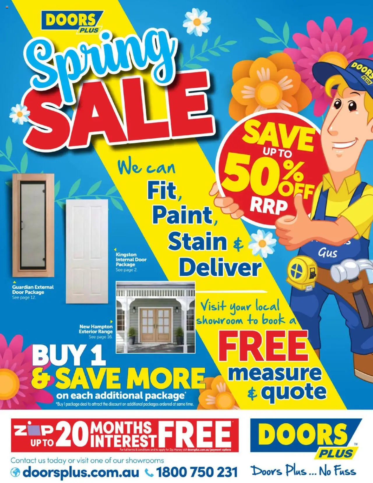 Doors Plus  Catalogue  - page 1- valid from 01/09/2025