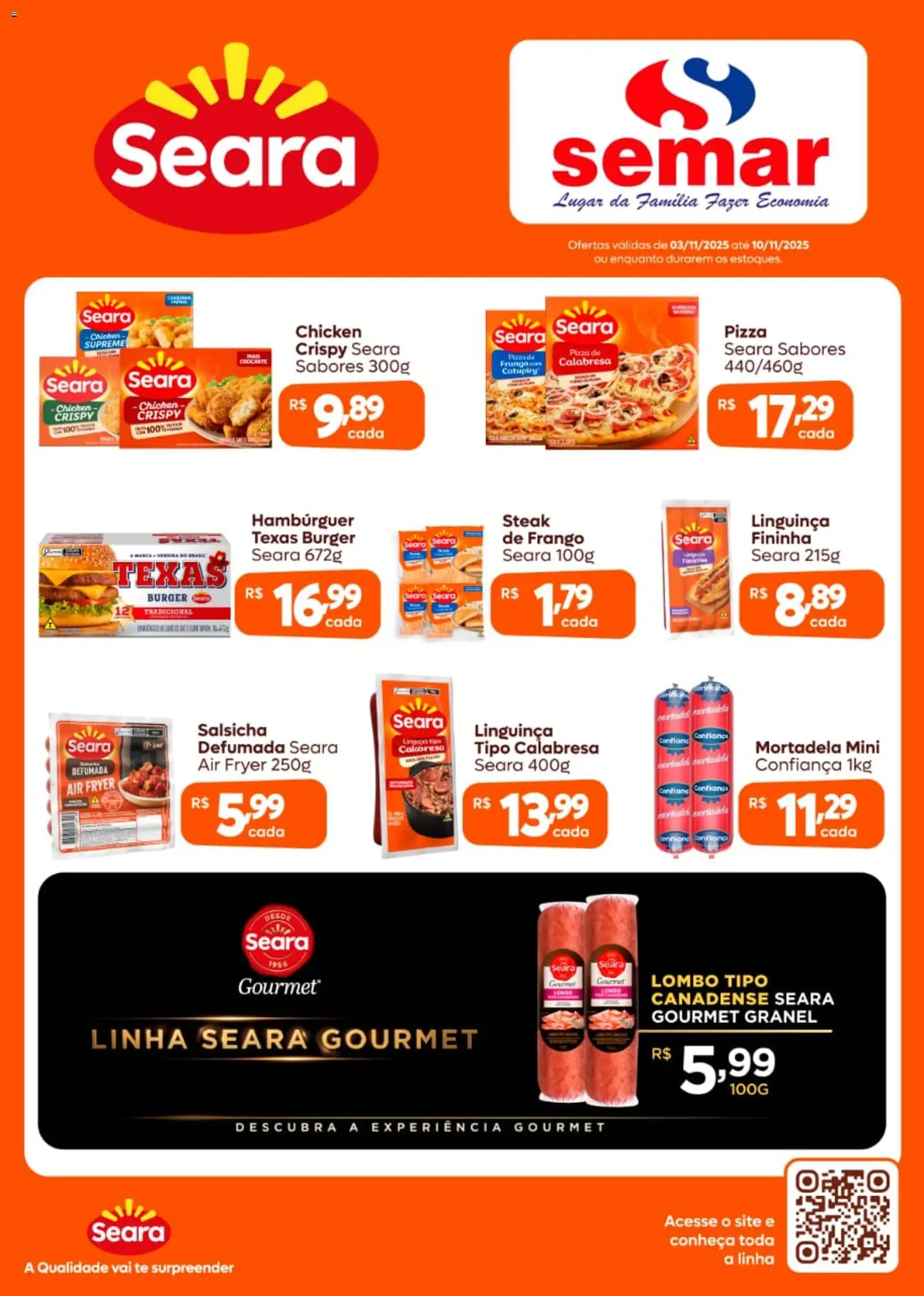 Semar Supermercado - Ofertas Seara - página 1- válido a partir de 03/11/2025
