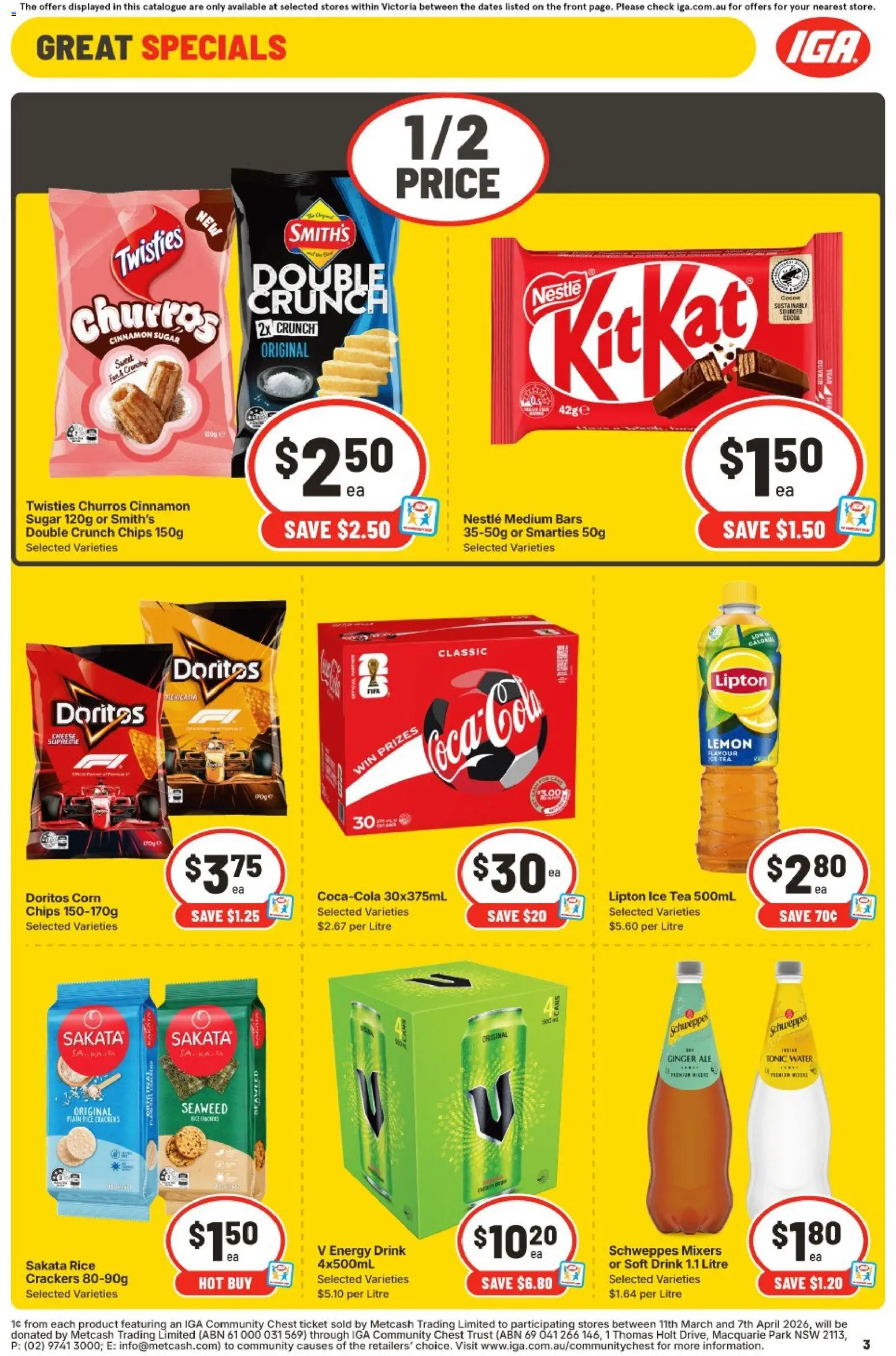 IGA catalogue  - page 5- valid from 11/03/2026