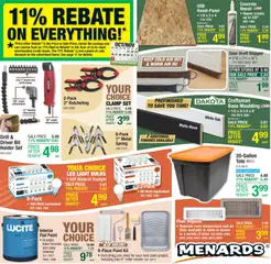 Preview Menards Weekly Ad valid from 10/22/2025