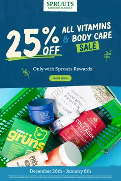 Preview Sprouts Weekly Ad valid from 12/31/2025