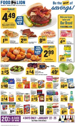 Preview Food Lion Weekly Ad valid from 01/21/2026