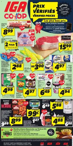 Preview IGA flyer - New Brunswick valid from Aug 7, 2025