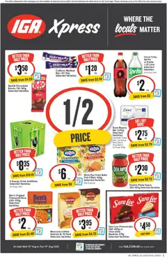 IGA catalogue preview - valid from 13/08/2025