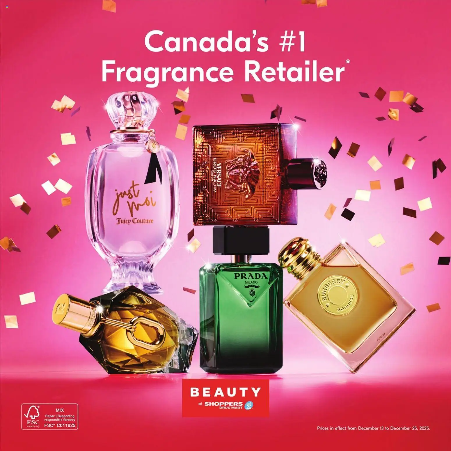 Shoppers - Fragrance Flyer - page 1- valid from Dec 13, 2025