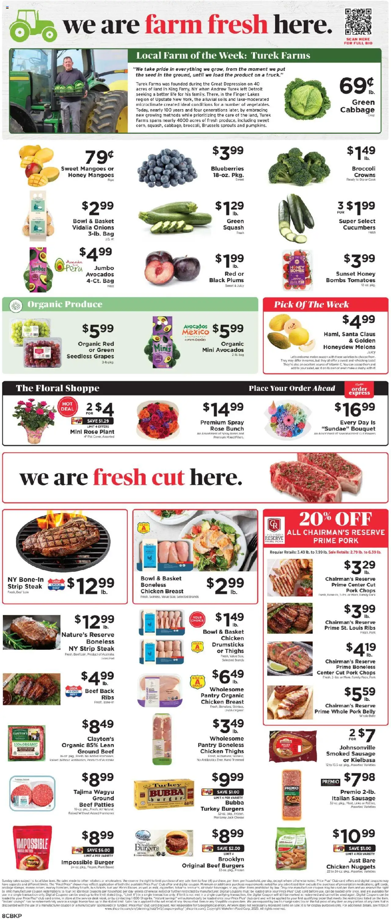 ShopRite Weekly Ad - page 8- valid from 07/18/2025