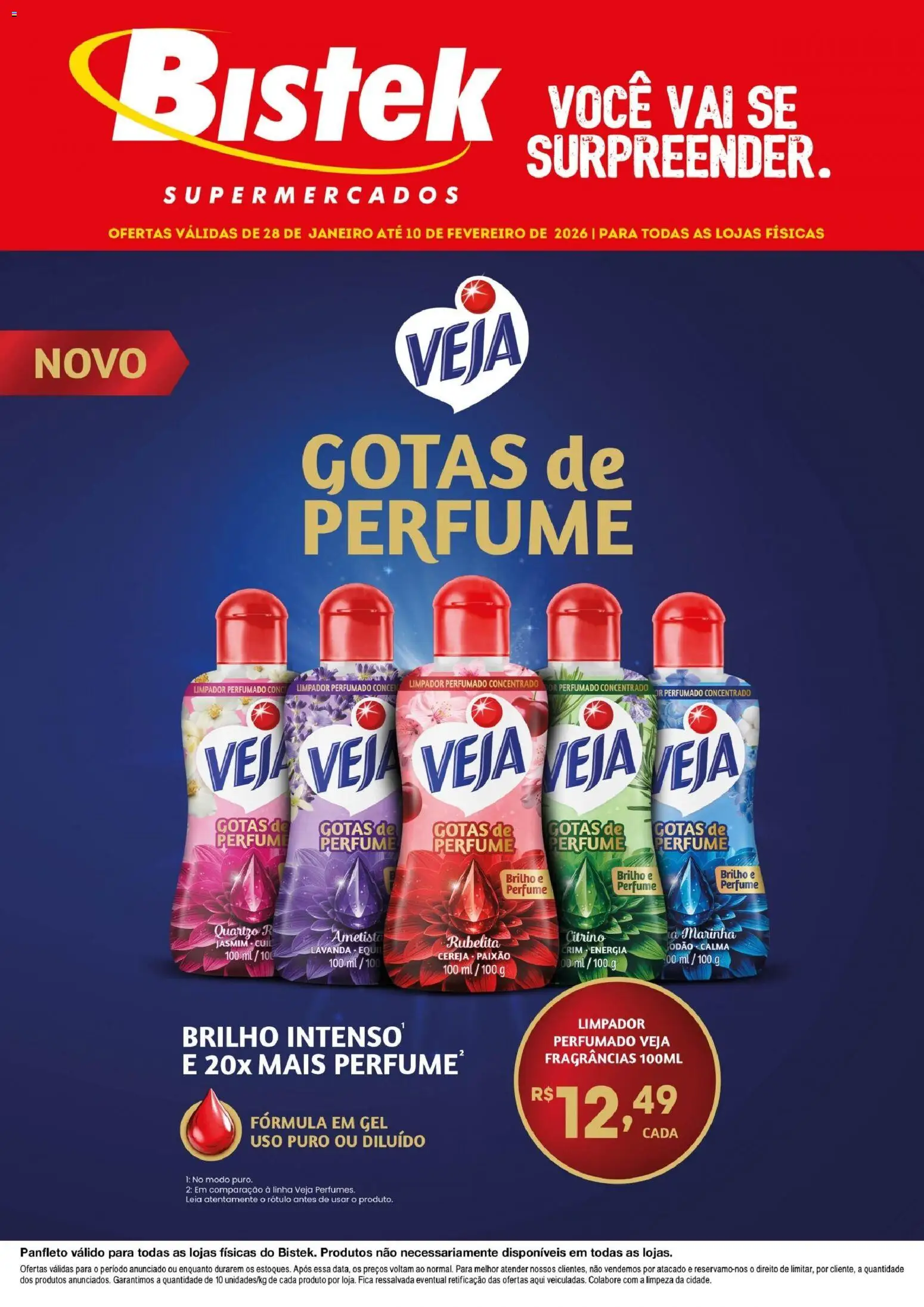 Bistek Supermercados - Ofertas Reckitt  - página 1- válido a partir de 28/01/2026
