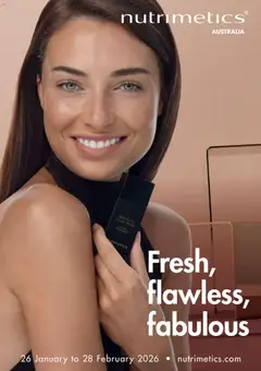 Nutrimetics catalogue preview - valid from 26/01/2026